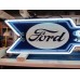 New Ford Service Arrow Double-Sided Porcelain Neon - 72"W x 18"H